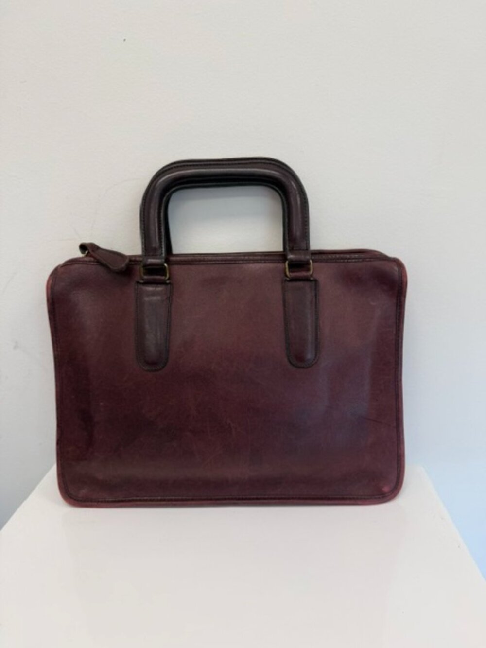 coach vintage bag burgundy leather